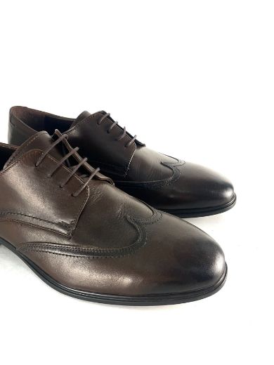 Lujo Hakiki Deri Erkek Ayakkabı  KAHVE DERİ 10.23-LJERK0008KAHVE DERİ resmi