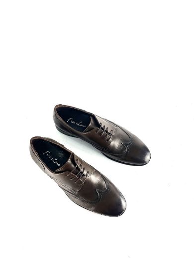 Lujo Hakiki Deri Erkek Ayakkabı  KAHVE DERİ 10.23-LJERK0008KAHVE DERİ resmi