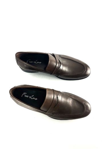 Lujo Hakiki Deri Erkek Loafer  KAHVE DERİ 10.23-LJERK0009KAHVE DERİ resmi