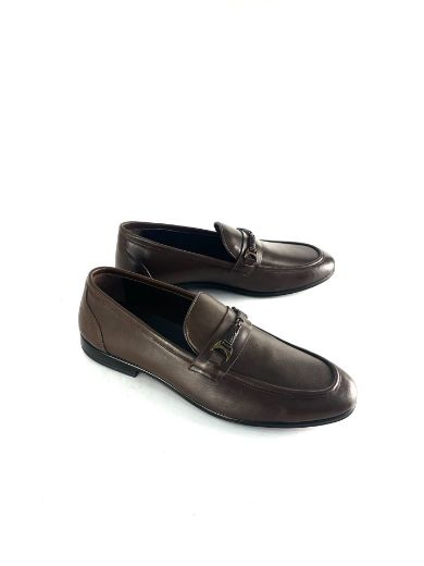 Lujo Hakiki Deri Erkek Loafer  KAHVE DERİ 10.23-LJERK0010KAHVE DERİ resmi