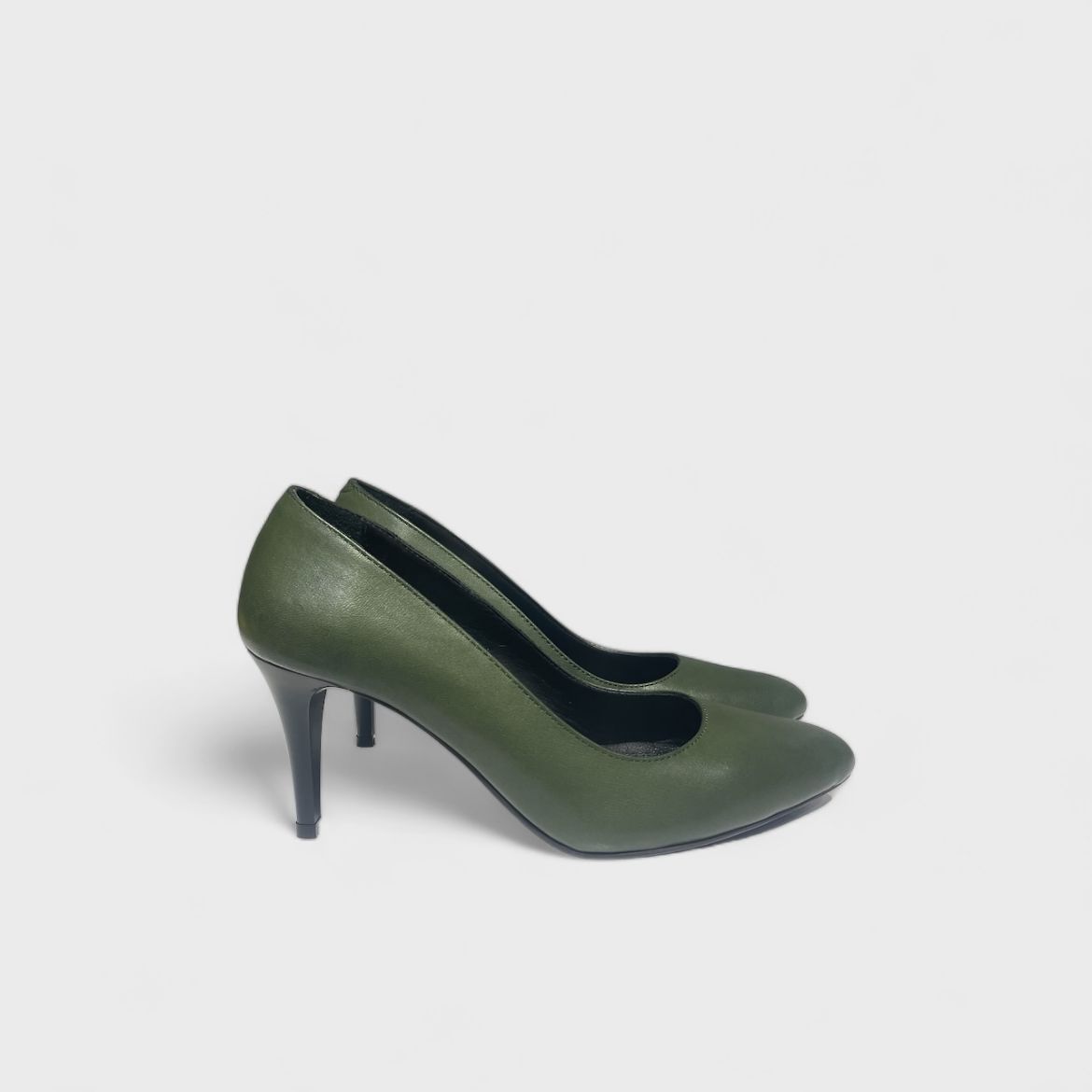 Lujo Hakiki Deri Kadın Stiletto  HAKİ DERİ 03.24-000000001HAKİ DERİ resmi