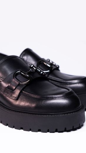 Picture of Lujo Platform Tabanlı Loafer  SİYAH DERİ 05.24-CRUNCH01SİYAH DERİ