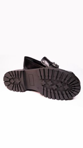 Picture of Lujo Platform Tabanlı Loafer  SİYAH DERİ 05.24-CRUNCH01SİYAH DERİ