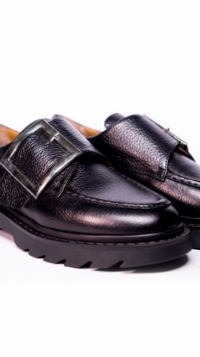 Picture of Lujo Hakiki Deri Loafer  SİYAH FLOTHER PL.24-000008320SİYAH FLOTHER