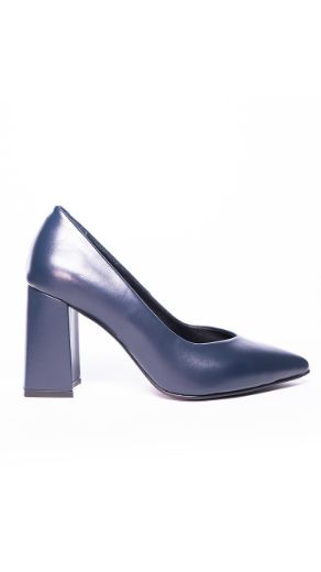 Lujo Kalın Topuk Stiletto  LACİVERT DERİ PL.24-000008315LACİVERT DERİ resmi