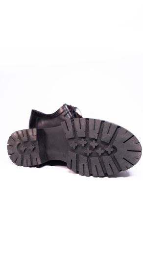 Picture of 2602 Sısley Loafer  SİYAH DERİ-LEOPAR 05.24-000002602SİYAH DERİ-LEOPAR